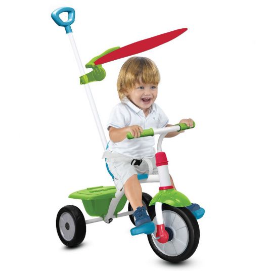 Smart Trike Tricycle Fun Plus - Blue Green Red