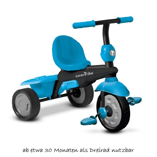 Smart Trike Triciclo Glow 4 in 1 con sterzo tattile - Blu