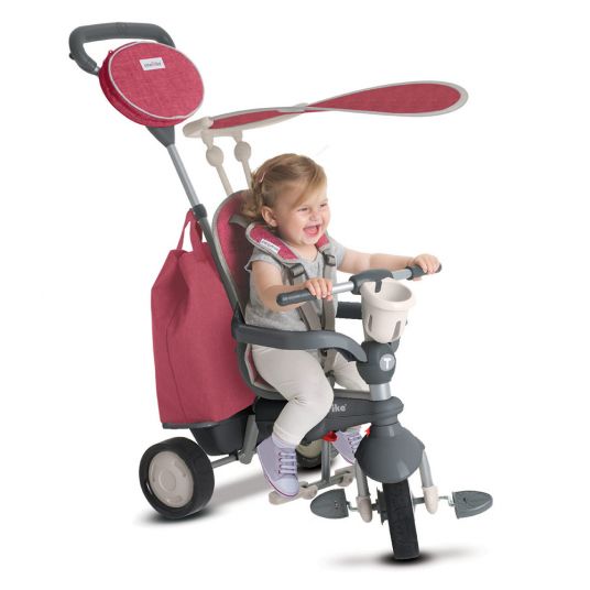 Smart Trike Tricycle Voyage 4 in 1 with Touch Steering - Red