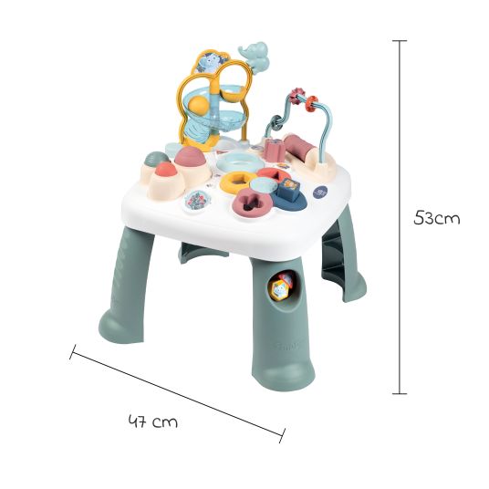 Smoby Toys Activity play table with learning and motor skills game