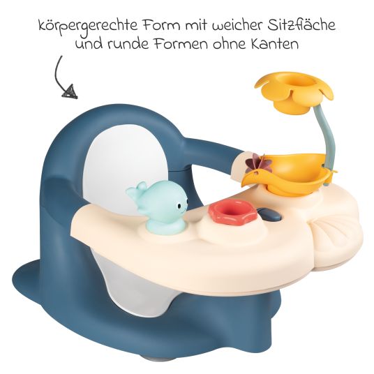 Smoby Toys Baby bath seat 2 in 1 with toys