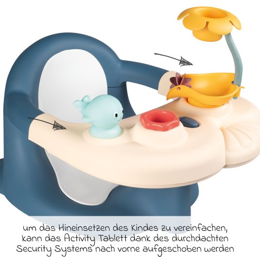 Smoby Toys Baby bath seat 2 in 1 with toys