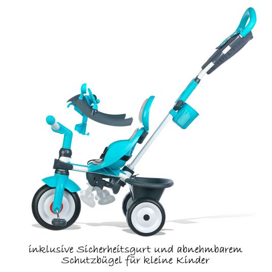 Smoby Toys Triciclo Baby Driver Comfort 4 in 1 - Blu