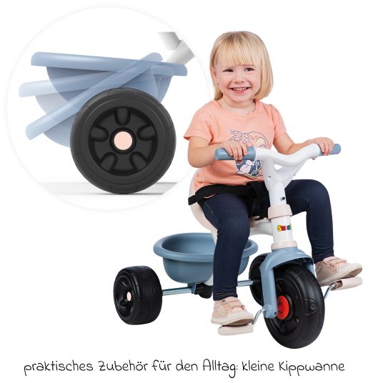 Schiebestange - Smoby Be Blau mit & - Dreirad - Fun Gurt Toys