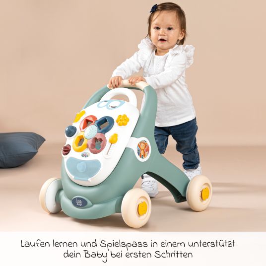 Smoby Toys Lauflernwagen / Puppenwagen 3 in 1 mit Motorikbrett
