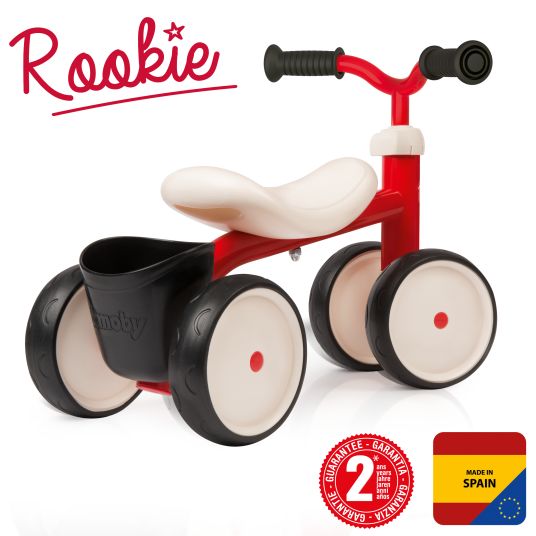 Smoby Toys Rookie ride-on car - red