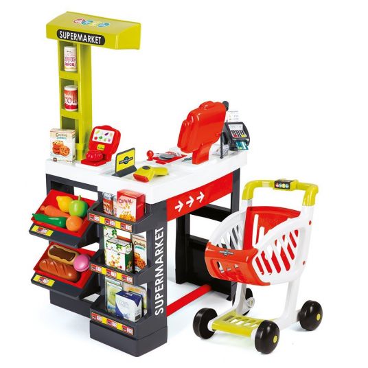 Smoby Toys Supermarkt mit Einkaufswagen