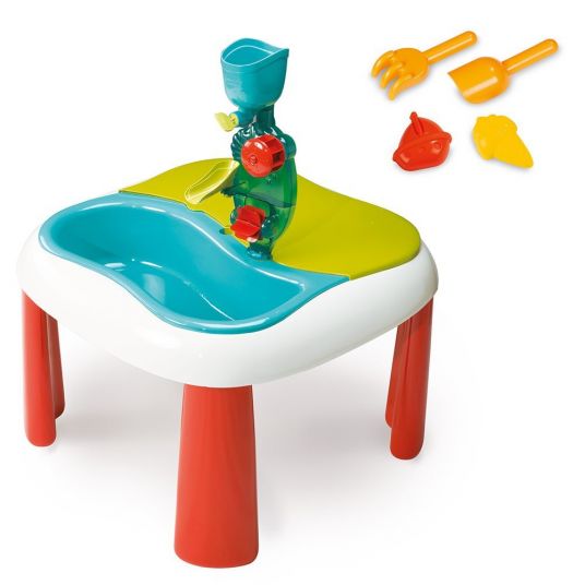 Smoby Toys Water & Sand Play Table with Accessories - Turquoise