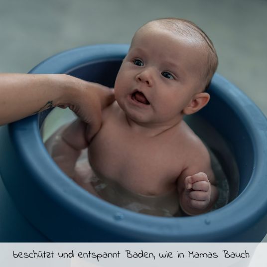 SOFTTUB Baby-Badewanne & Badeeimer für Neugeborene - Blue