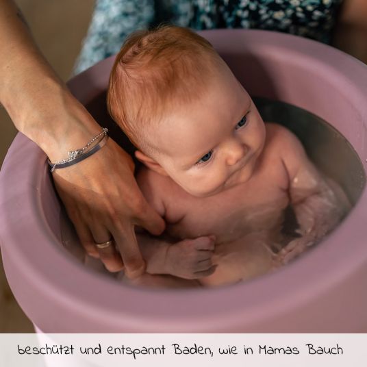 SOFTTUB Baby Bath & Bath Bucket for Newborn - Pink