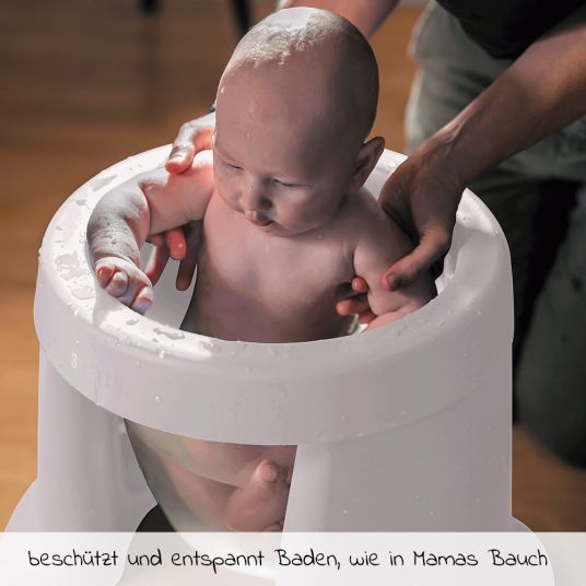 SOFTTUB Baby-Badewanne & Badeeimer für Neugeborene - White