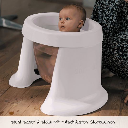 SOFTTUB Baby Bath & Bath Bucket for Newborn - White