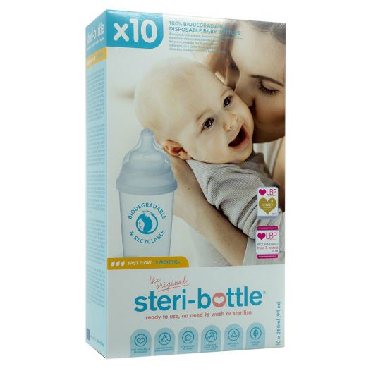 Steri Bottle Baby Bottle - Steri Bottle - 10 Pack