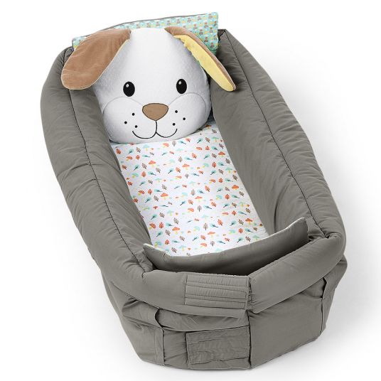 Sterntaler 2-in-1 Cuddle Nest & Crawling Blanket Waldis - Hoppel