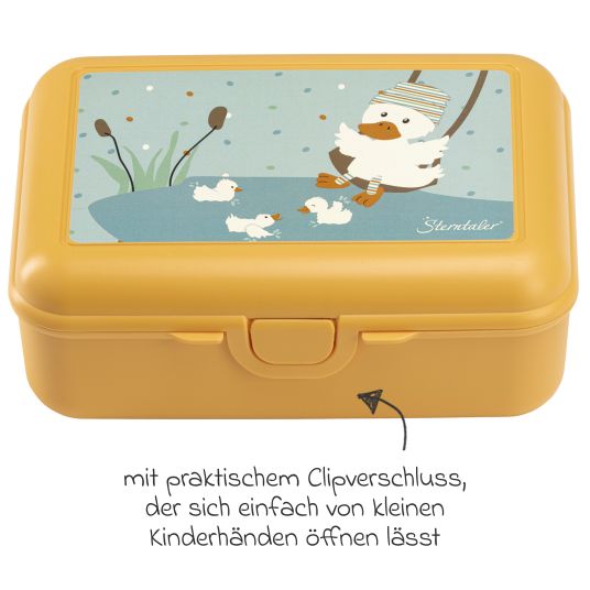 Sterntaler Set of 3 backpack, lunch box & drinking bottle - Edda the duck