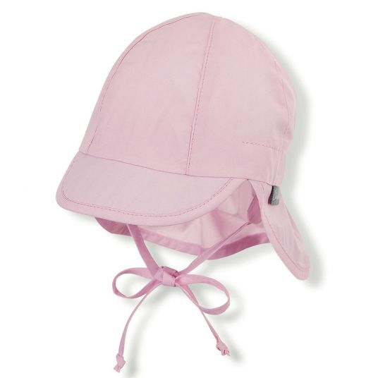 Sterntaler Baby peaked cap with UV protection & neck protection - Pink - Size 39