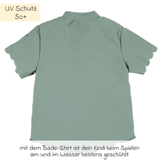 Sterntaler Bade-Shirt LSF Kurzarm - Regenbogen - Grün - Gr. 86/92