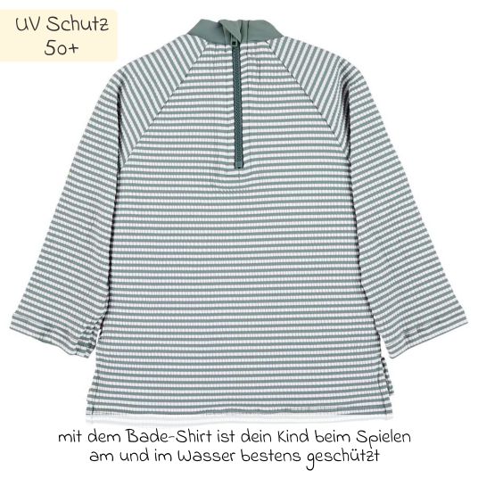 Sterntaler Bade-Shirt LSF Langarm - Hai - Grün - Gr. 74/80