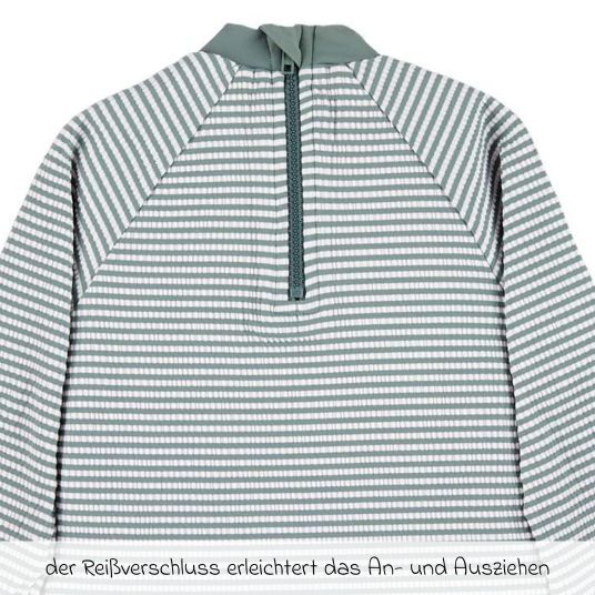 Sterntaler Bade-Shirt LSF Langarm - Hai - Grün - Gr. 74/80