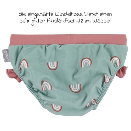 Sterntaler Bade-Windelhose LSF - Regenbogen - Grün - Gr. 74/80