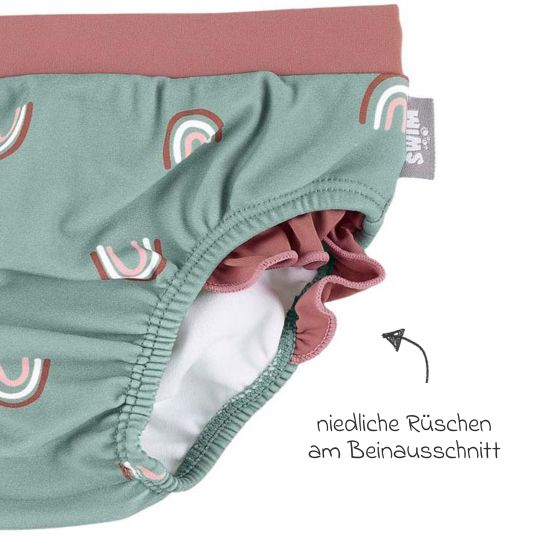 Sterntaler Pantaloni per pannolini da bagno SPF - arcobaleno - verde - taglia 74/80