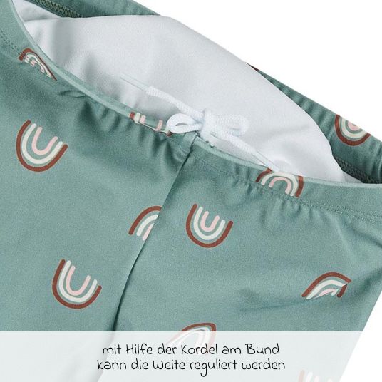 Sterntaler Pantaloni per pannolini da bagno SPF - arcobaleno - verde - taglia 74/80