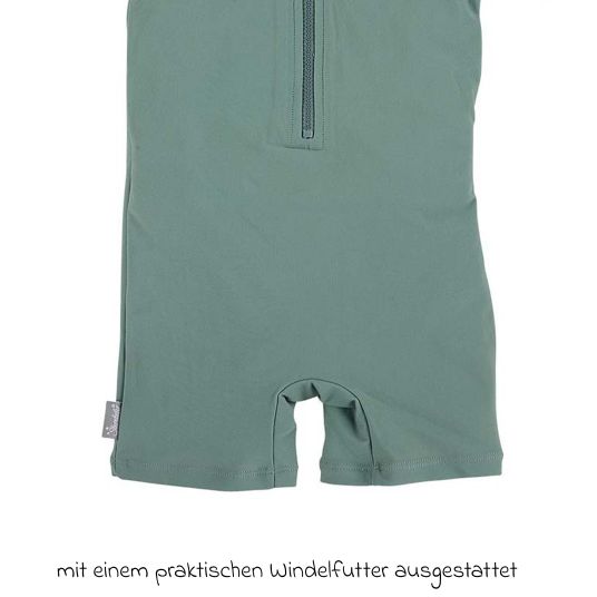 Sterntaler Swimsuit LSF short sleeve - shark - green - size 86/92