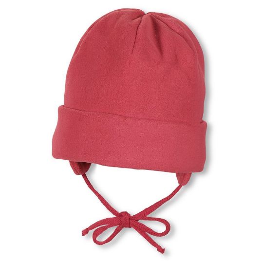 Sterntaler Fleece Mütze mit Baumwollfutter Uni Gr. 41 - Pink