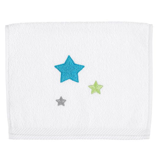 Sterntaler Towel 30 x 50 cm - Stars Erik - White