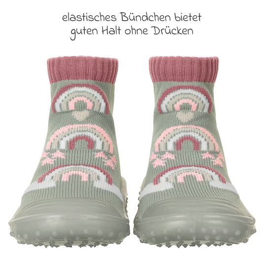 Sterntaler Hüttenschuh Adventure-Socks - Regenbogen - Gr. 23/24