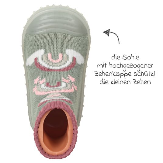 Sterntaler Hüttenschuh Adventure-Socks - Regenbogen - Gr. 23/24