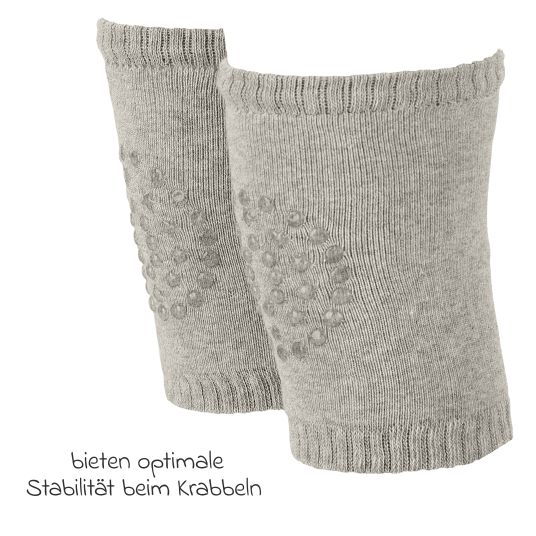Sterntaler Knee pads with anti-slip studs - Gray - Size One Size