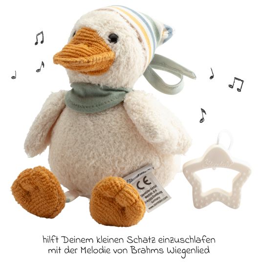 Sterntaler Mini music box 19 cm - Edda the duck