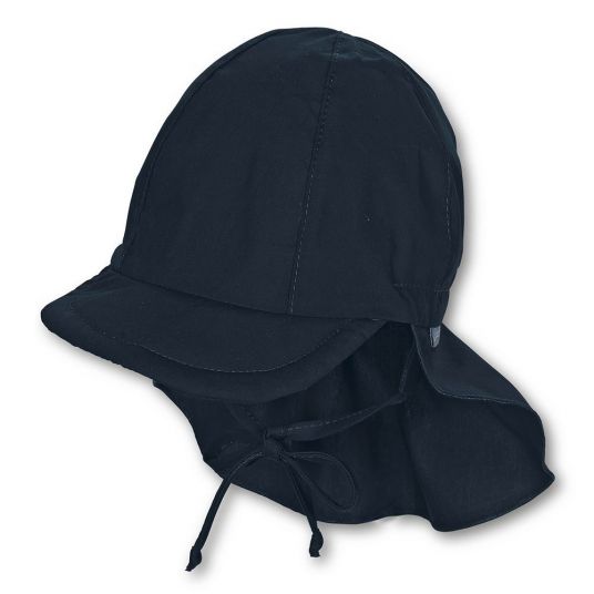 Sterntaler Peaked cap with neck protection - navy - size 43