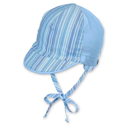 Sterntaler Peaked cap to tie - stripes blue - size 35