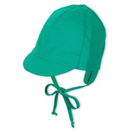 Sterntaler Peaked cap to tie - Uni Green - Size 41