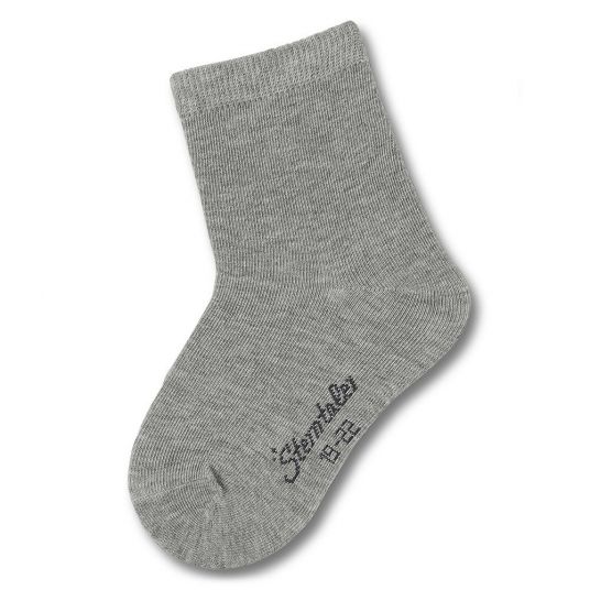 Sterntaler Socks - Uni Grey - Size 17 / 18