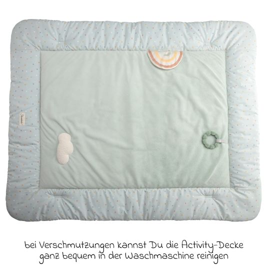 Sterntaler Play blanket with play arch 100 x 80 cm - Edda