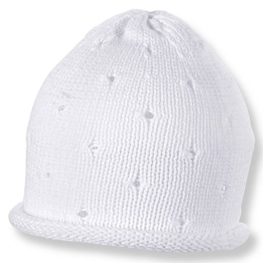 Sterntaler Knitted cap - White - Size 35