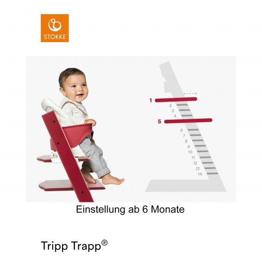 Stokke Tripp Trapp® Nature Baby Set - high chair + backrest and safety bar