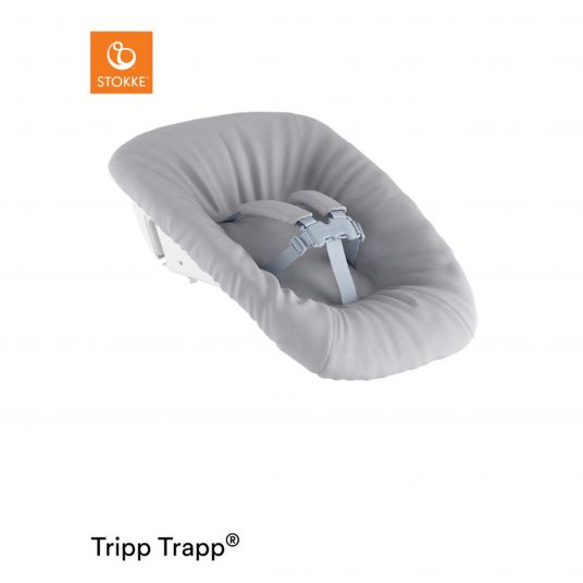 Stokke Tripp Trapp® Newborn Set (Neugeborenenset mit verstellbarem Winkel und Spielzeughalter) - Grey / Grau
