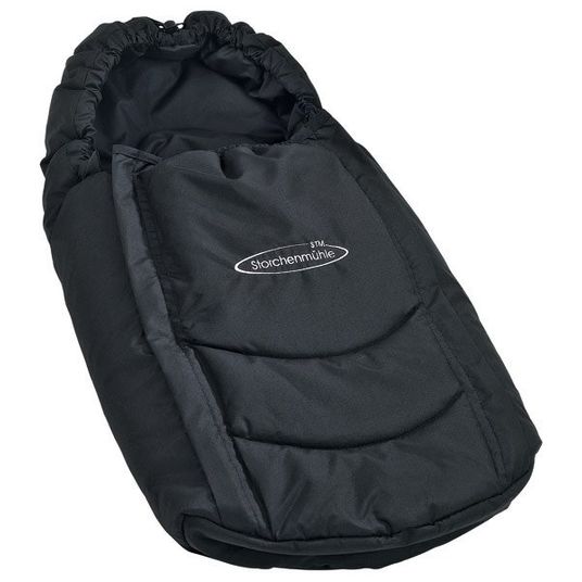 Storchenmühle Footmuff for baby car seat - Black