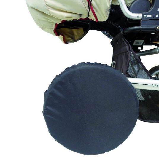 Sunny Baby Nylon wheel protector for stroller - Black