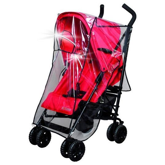Sunny Baby Rain cover with reflectors for buggy with roof