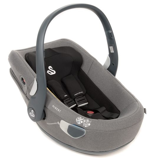 Swandoo Albert i-Size baby car seat - Sesame Grey