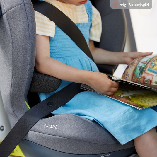 Swandoo Child seat Charlie i-Size 3 years - 12 years (100 cm - 150 cm) with width adjustment & additional side impact protection - Alfala