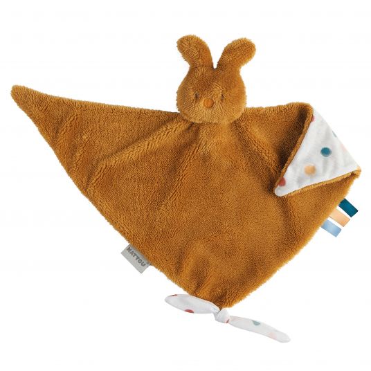 Nattou Cuddle cloth Tipidou 67 x 40cm - bunny - ocher