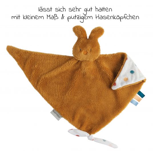 Nattou Schmusetuch Tipidou 67 x 40cm - Hase - Ocker