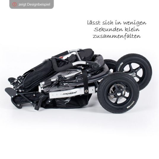 TFK 2-1 Kombi-Kinderwagen-Set Joggster Adventure 2 & Babywanne Multi X - Quiet Shade