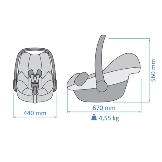 TFK 3in1 Kombi-Kinderwagen-Set Mono 2 mit Luftreifen inkl. Kombi-Einheit (Babywanne+Sitz) mit Liegeposition, Babyschale Pebble Pro & XXL Zubehörpaket - Olive